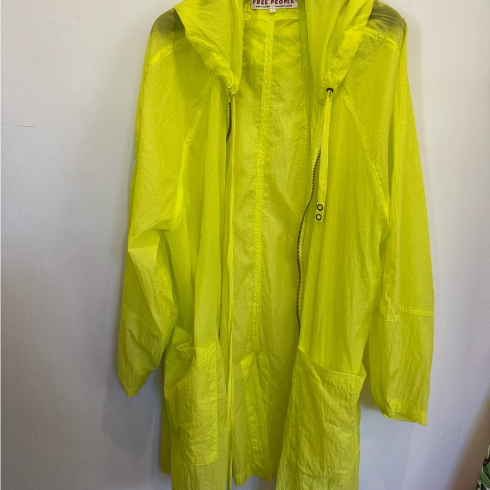 Free People Neon Yellow Jacket